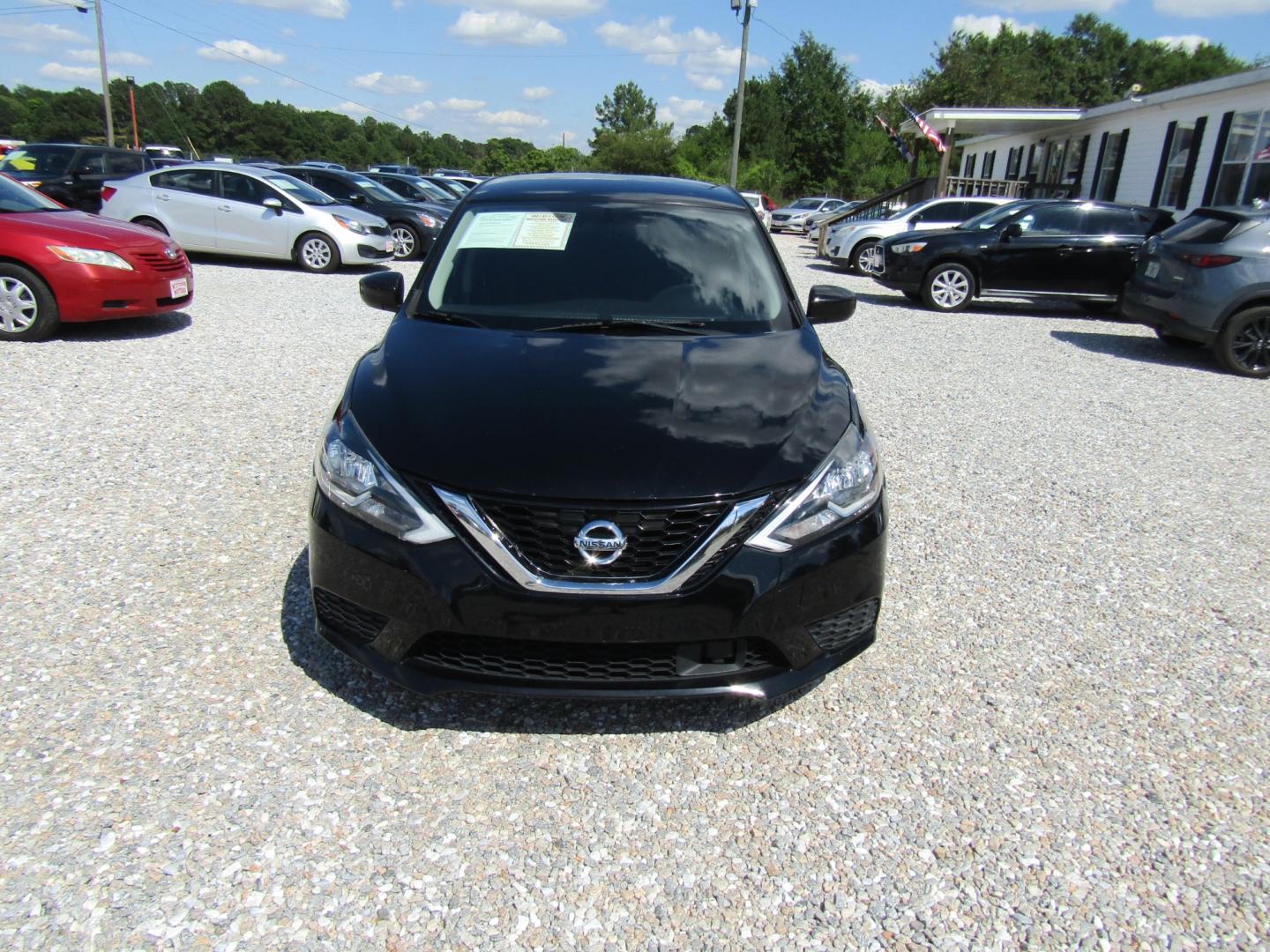 2019 Black /Gray Nissan Sentra S CVT (3N1AB7AP9KY) with an 1.8L L4 SFI DOHC 16V engine, CVT transmission, located at 15016 S Hwy 231, Midland City, AL, 36350, (334) 983-3001, 31.306210, -85.495277 - Photo#1